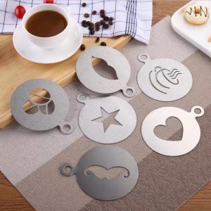 6PCS Stainless Steel Coffee Mold