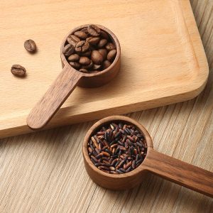 2PCS Wooden Measuring Coffee Spoon